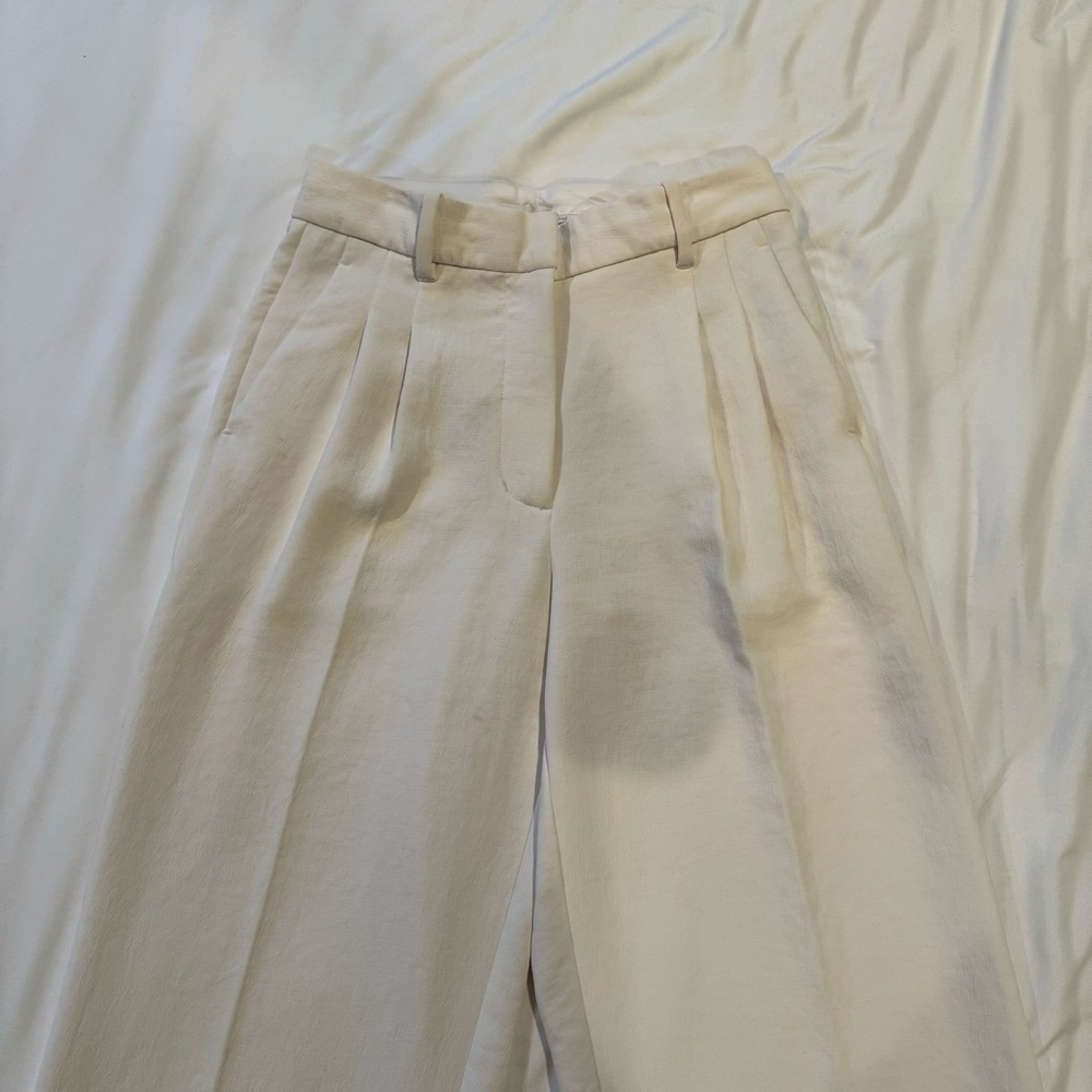 Aritzia Wilfred Effortless Pants Light Birch